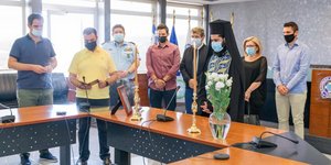 Τρισάγιο στη μνήμη του θύματος τρομοκρατίας, Ταξίαρχου, Γιώργου Βασιλάκη