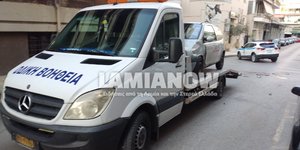 Το αυτοκίνητο που ενεπλάκη στο τροχαίο στη Λαμία