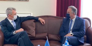 Συνάντηση Αμερικανού πρέσβη, Τζέφρι Πάιατ, με τον υφυπουργό Μακεδονίας Θράκης