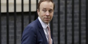 Ο υπουργός Υγείας της Βρετανίας Ματ Χάνκοκ