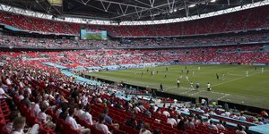 Το Γουέμπλεϊ σε αγώνα του EURO 2021