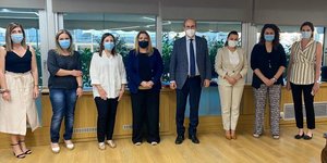 Συνάντηση Κ. Χατζηδάκη-Μ. Συρεγγέλα με εργαζόμενες και άνεργες γυναίκες