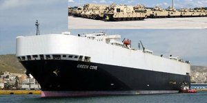 Το αμερικανικό μεταγωγικό πλοίο «GREEN COVE»