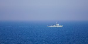 αντιτορπιλικό σε θάλασσα στη Νότια Κορέα