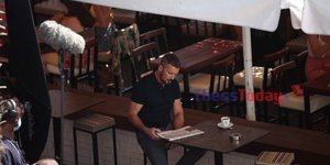 Ο Αντόνιο Μπαντέρας στα γυρίσματα της ταινίας