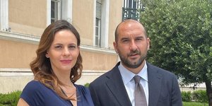 Η έγκυος Eφη Αχτσιόγλου 