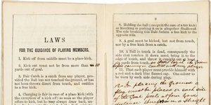 Οι πρώτοι κανονισμοί του ποδοσφαίρου πωλήθηκαν σε δημοπρασία για 65.000 ευρώ