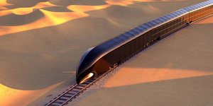 Το τρένο G Train διασχίζει έρημο