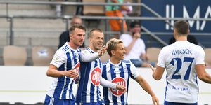 Οι ποδοσφαιριστές της Ελσίνκι