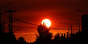 Ηλιοβασίλεμα στο Πευκοχώρι Χαλκιδικής