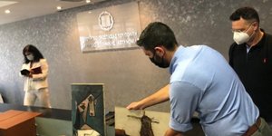 Από την συνέντευξη τύπου για τους κλεμμένους πίνακες της Πινακοθήκης