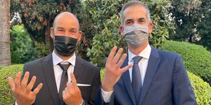 Κώστας Μπακογιάννης και Βασίλης Σπανούλης