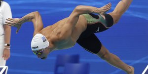 Ο Κριστιάν Γκολομέεβ στον ημιτελικό των 50 μέτρων ελεύθερου ανδρών
