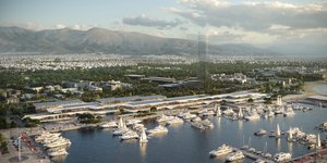 Ψηφιακή απεικόνιση της Marina Galleria στο Ελληνικό
