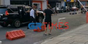 Αντόνιο Μπαντέρας σε γυρίσματα ταινίας σε Θεσσαλονίκη