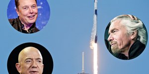 Μασκ Μπέζος Μπράνσον, στον πόλεμο των άστρων