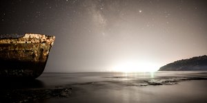 Η παραλία Σεληνίτσα, όπου κείται το ναυάγιο του πλοίου «Δημήτριος» στο Γύθειο