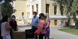 ην παιδόπολη «Αγία Βαρβάρα» επισκέφθηκε ο Γραμματέας της Νέας Δημοκρατίας Γιώργος Στεργίου