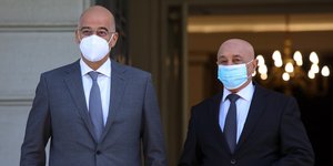 Νίκος Δένδιας με πρόεδρο της Βουλής της Λιβύης