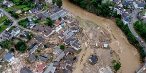 Πλημμυρισμένη πόλη στη Γερμανία