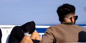 Στο κατάστρωμα πλοίου