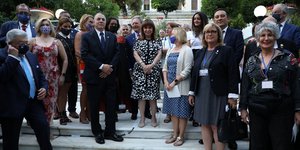 Η ΠτΔ Κατερίνα Σακελλαροπούλου στη δεξίωση τους AHEPA