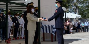 Στην Πυροσβεστική Ακαδημία η Σακελλαροπουλου