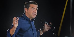 Ο Αλέξης Τσίπρας σε ομιλία στο Ηράκλειο Κρήτης