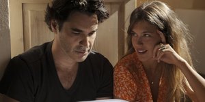 Ο Χριστόφορος Παπακαλιάτης με την Κλέλια Ανδριολάτου