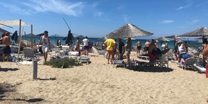 Zημιές από τον ανεμοστρόβιλο στη Χαλκιδική