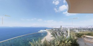 Στο virtual μπαλκόνι του 42ου ορόφου του ουρανοξύστη Marina Tower στο Ελληνικό