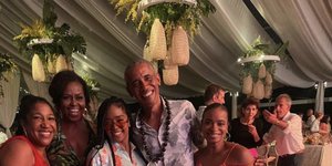 Ο Μπαράκ Ομπάμα έκανε το πάρτι