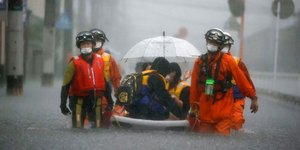 Πλημμύρες στη νοτιοδυτική Ιαπωνία