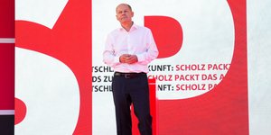 Ο υποψήφιος του SPD για την καγκελαρία, Όλαφ Σολτς