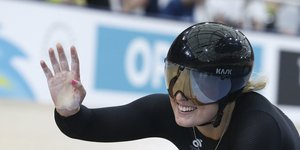 H Νεοζηλανδή πρωταθλήτρια ποδηλασίας Ολίβια Πόντμορ 