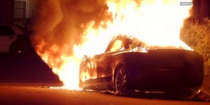 Tesla Model S fire