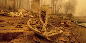 απόκοσμη εικόνα από τις φωτιές στην Καλιφόρνια