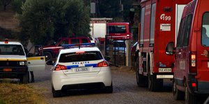 Αρχαία Ολυμπία πυροσβεστικά περιπολικό