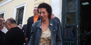 Η πρόεδρος του ΣΕΑ και μέλος του ΑΝΤΑΡΣΥΑ, Δέσποινα Κουτσούμπα