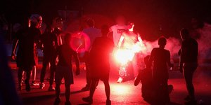 επεισόδια στη συγκέντρωση αντιεμβολιαστών στο Σύνταγμα