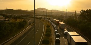 Αυτοκινητόδρομος με αυξημένη κίνηση
