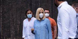 Η Φώφη Γεννηματά στη Βόρεια Εύβοια