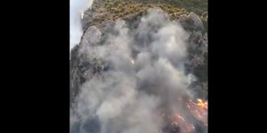 Πώς βλέπουν τη φωτιά στην Εύβοια οι Ρώσοι πιλότοι του Beriev-200