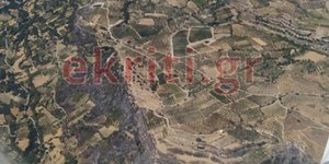 Η εικόνα από τα καμένα στον Άγιο Θωμά 