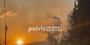 Φωτιά στη Μουριά Ηλείας