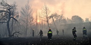 Πυροσβέστες στο Κρυονέρι 
