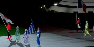 Ο σημαιοφόρος Γιάννης Φουντούλης