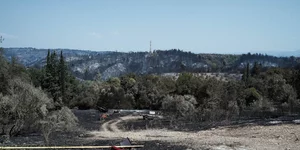 Καμένη έκταση στην Γορτυνία