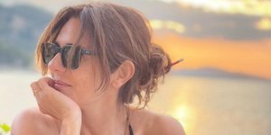 Η ηθοποιός σε καλοκαιρινές διακοπές