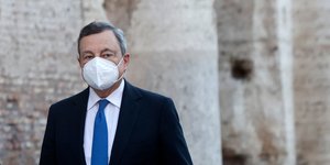 Μάριο Ντράγκι λευκή μάσκα σε σύνοδο G20